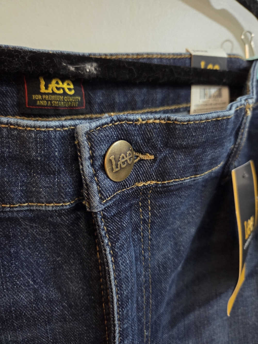 Lee Dark Blue Women's Trouser Jeans - Picture 3 of 6
